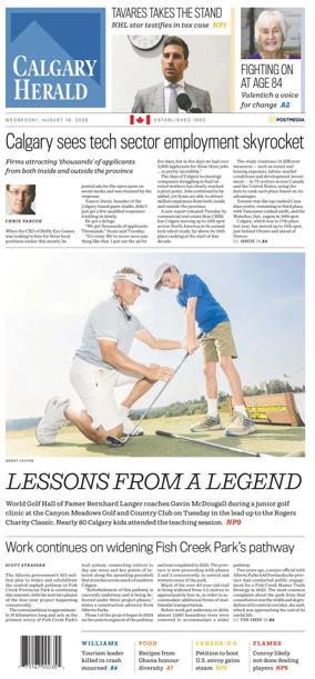 Cover of Calgary Herald
