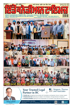 Cover of Indo-Canadian Times