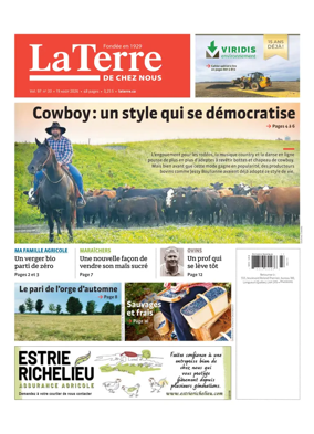 Cover of La Terre de chez nous