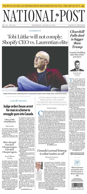 Cover of National Post - (Latest Edition)