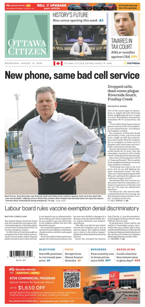 Cover of Ottawa Citizen
