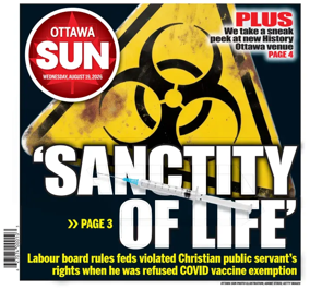 Cover of Ottawa Sun