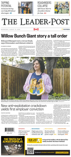 Cover of Regina Leader-Post