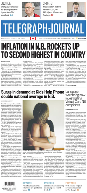 Cover of Telegraph-Journal