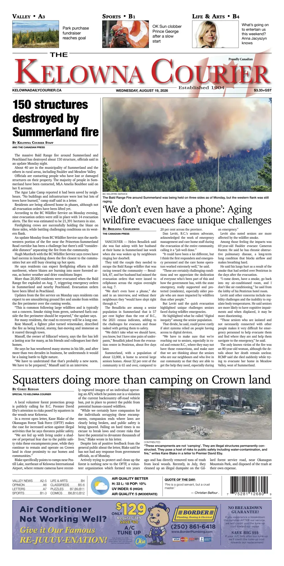 Cover of The Daily Courier