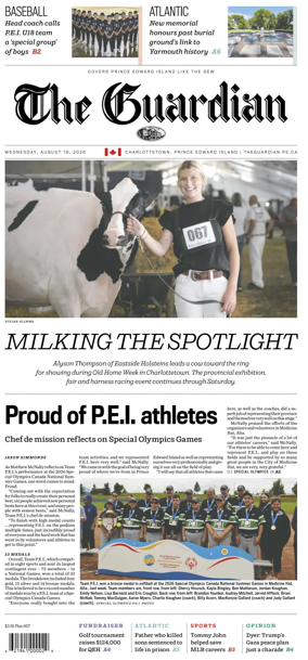 Cover of The Guardian (Charlottetown)
