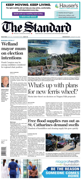 Cover of The Standard (St. Catharines)