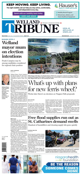 Cover of The Welland Tribune
