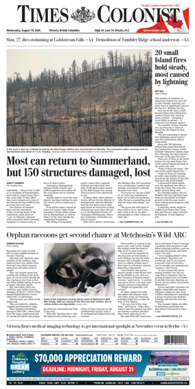 Cover of Times Colonist