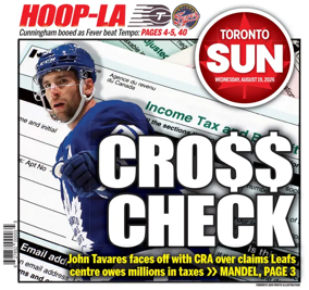 Cover of Toronto Sun
