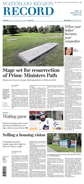 Cover of Waterloo Region Record
