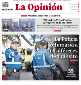 Cover of La Opinion