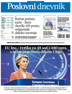 Cover of Poslovni Dnevnik