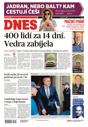 Cover of Dnes Prague Edition