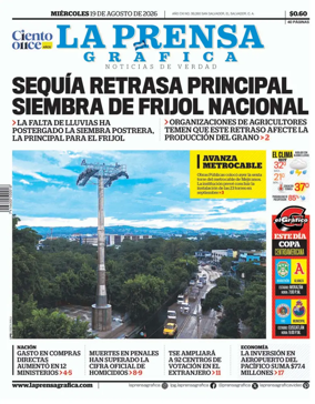 Cover of La Prensa Grafica