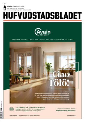 Cover of Hufvudstadsbladet
