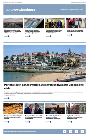 Cover of Euronews Business (Turkish) Compiled Editions