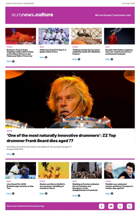 Cover of Euronews Culture and Sport Compiled Edition