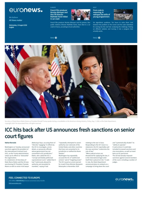 Cover of EuroNews (English Edition)