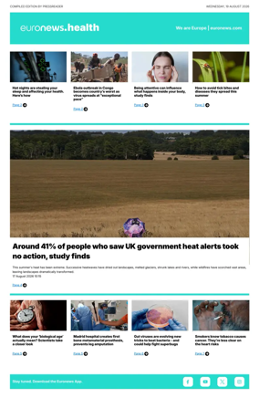 Cover of Euronews Health (English) Compiled Edition