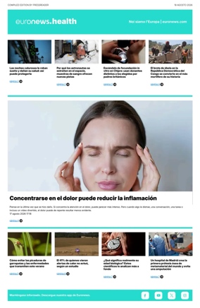 Cover of Euronews Health (Spanish) Compiled Edition