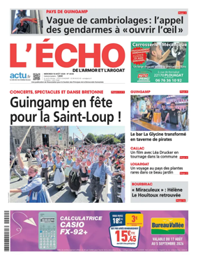 Cover of L'Echo de l'Armor et de l'Argoat