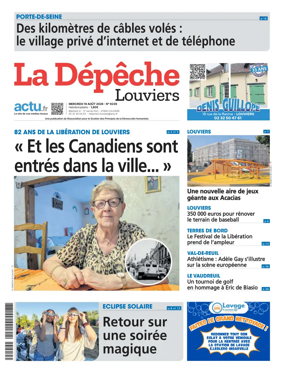 Cover of La Depeche Louviers