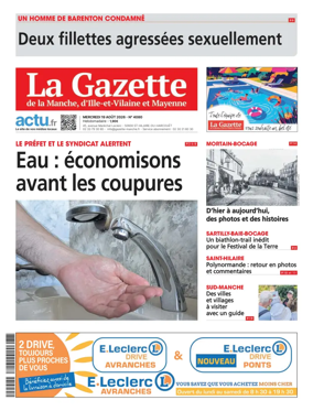 Cover of La Gazette de la Manche