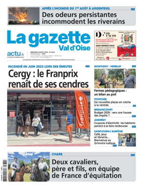 Cover of La Gazette Val d'Oise