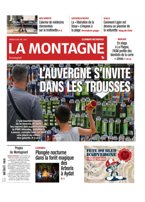Cover of La Montagne (Clermont-Metropole)