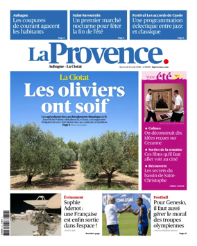 Cover of La Provence Aubagne-La Ciotat