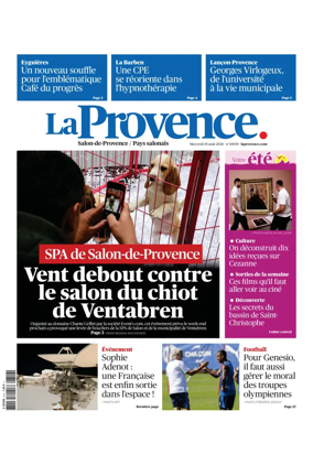 Cover of La Provence Salon-de-Provence / Pays salonais