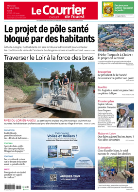 Cover of Le Courrier de l’Ouest (Cholet)