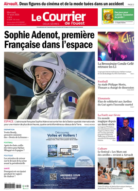 Cover of Le Courrier de l’Ouest (Deux-Sevres)