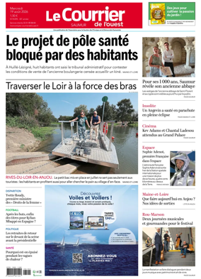 Cover of Le Courrier de l’Ouest (Saumur)