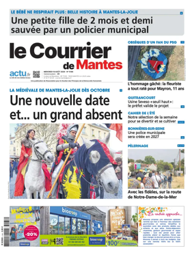 Cover of Le Courrier de Mantes