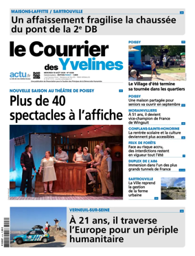 Cover of Le Courrier des Yvelines (Poissy)