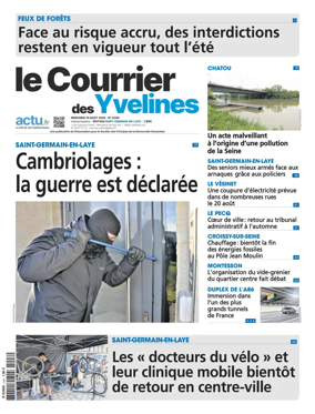 Cover of Le Courrier des Yvelines (Saint-Germain-en-Laye)
