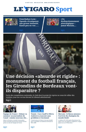 Cover of Le Figaro Sport