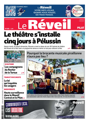 Cover of Le Reveil du Vivarais – edition Pilat