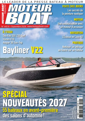 Cover of Moteur Boat Magazine