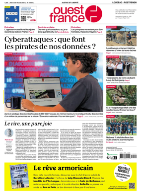 Cover of Ouest France (Loudeac / Rostrenen)