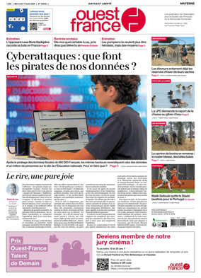 Cover of Ouest France (Mayenne)