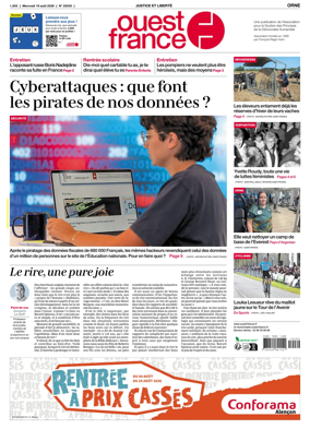 Cover of Ouest France (Orne)