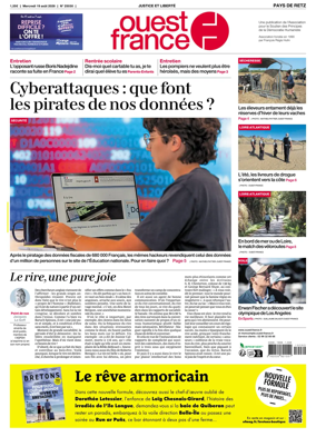 Cover of Ouest France (Pornic / Pays de Retz)