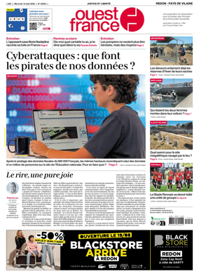 Cover of Ouest France (Redon / Pays de Vilaine)