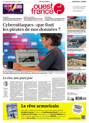 Cover of Ouest France (Saint-Malo)