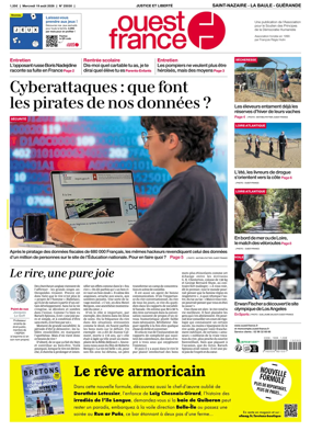 Cover of Ouest France (Saint-Nazaire La Baule Guerande)