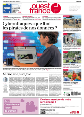 Cover of Ouest France (Sarthe)