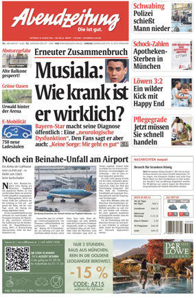 Cover of Abendzeitung Munchen